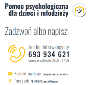 Plakat pomocy psychologicznej